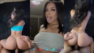 En xorgasmo Mira a Eliana follando a cuatro patas después de la fiesta en xxxdominicano.com