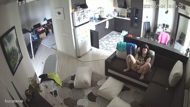Woman Masturbating Alone